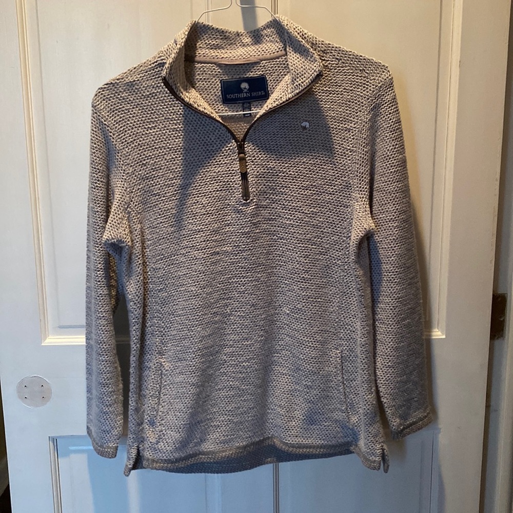 Southern Shirt Co. 1/4 zip sweater.
